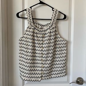 Madewell texture and thread tank top blouse